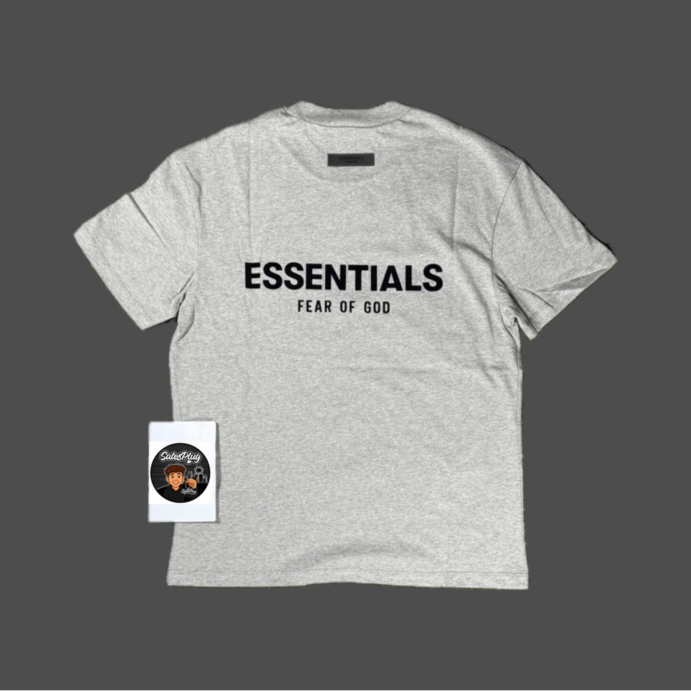 Fear Of God Essentials Dark Oatmeal SS22 T-Shirt - Picture 2 of 13